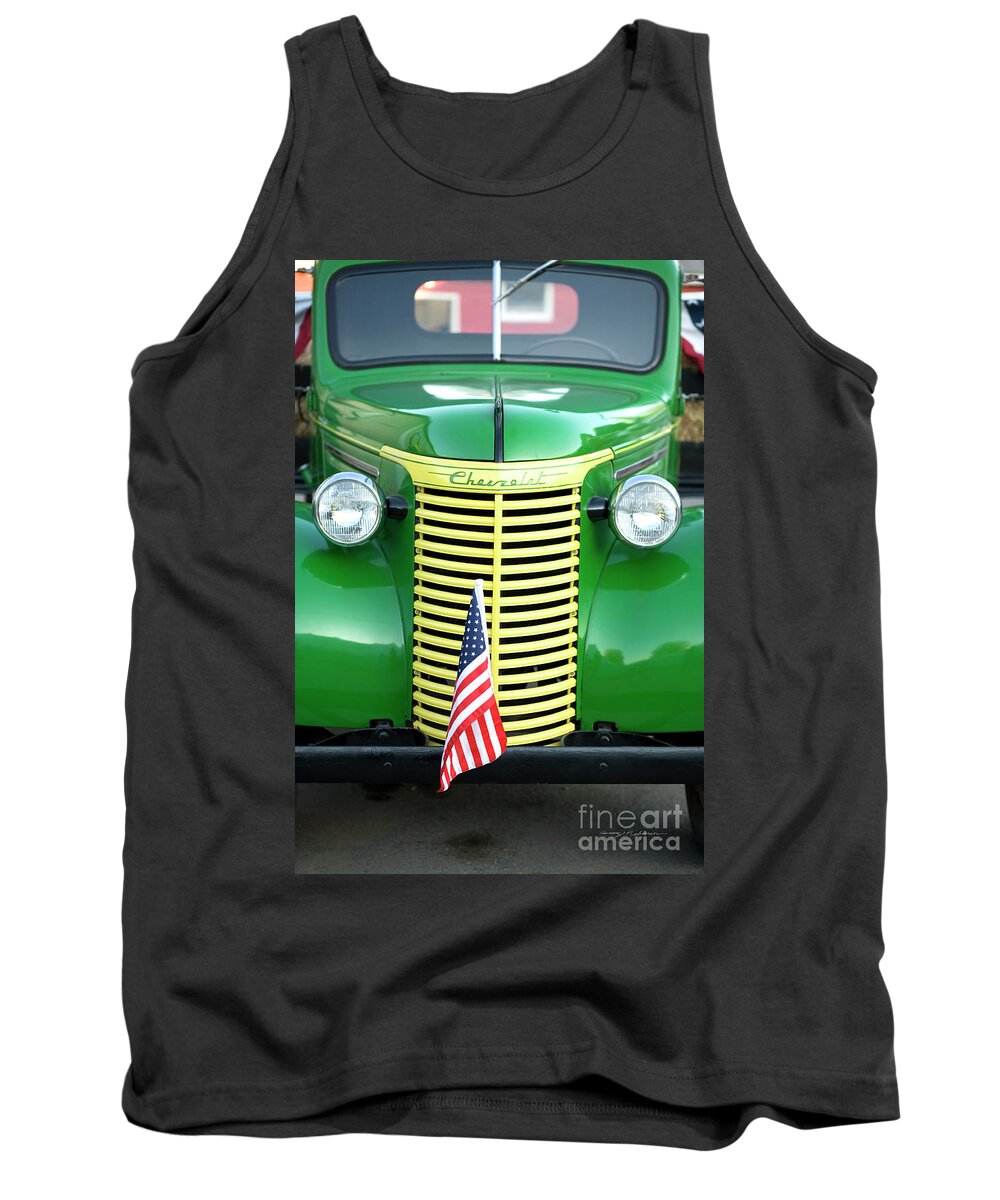 Classic Tank Top featuring the photograph 1940 Chevrolet truck by George Robinson
