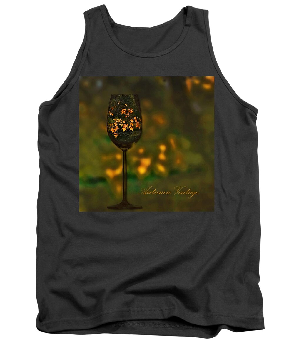 Wine Tank Top featuring the photograph Autumn Vintage #1 by Phyllis Meinke
