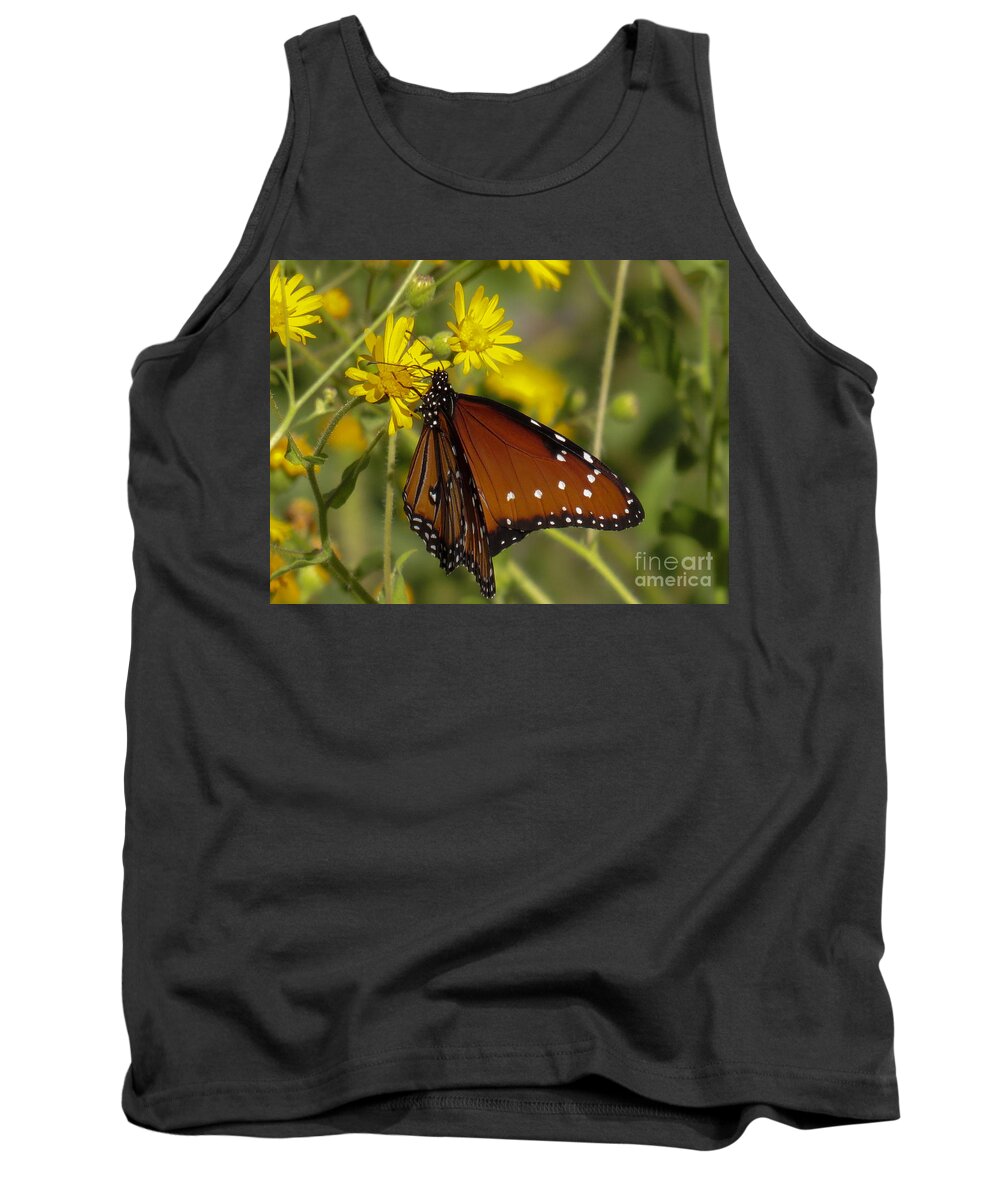 Butterfly Tank Top featuring the photograph Butterfly 3 by Christy Garavetto