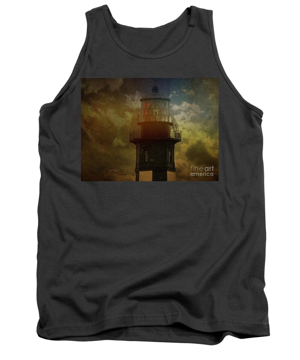 Cape Henry Tank Top featuring the photograph Cape Henry Lighthouse #1 by Melissa Messick