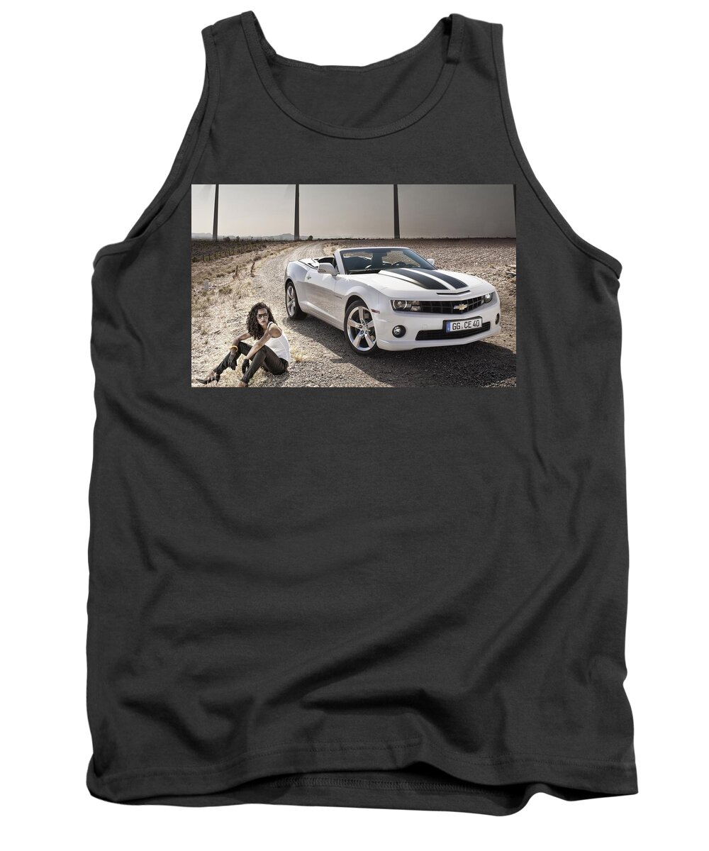 Chevrolet Camaro Tank Top featuring the photograph Chevrolet Camaro #1 by Jackie Russo