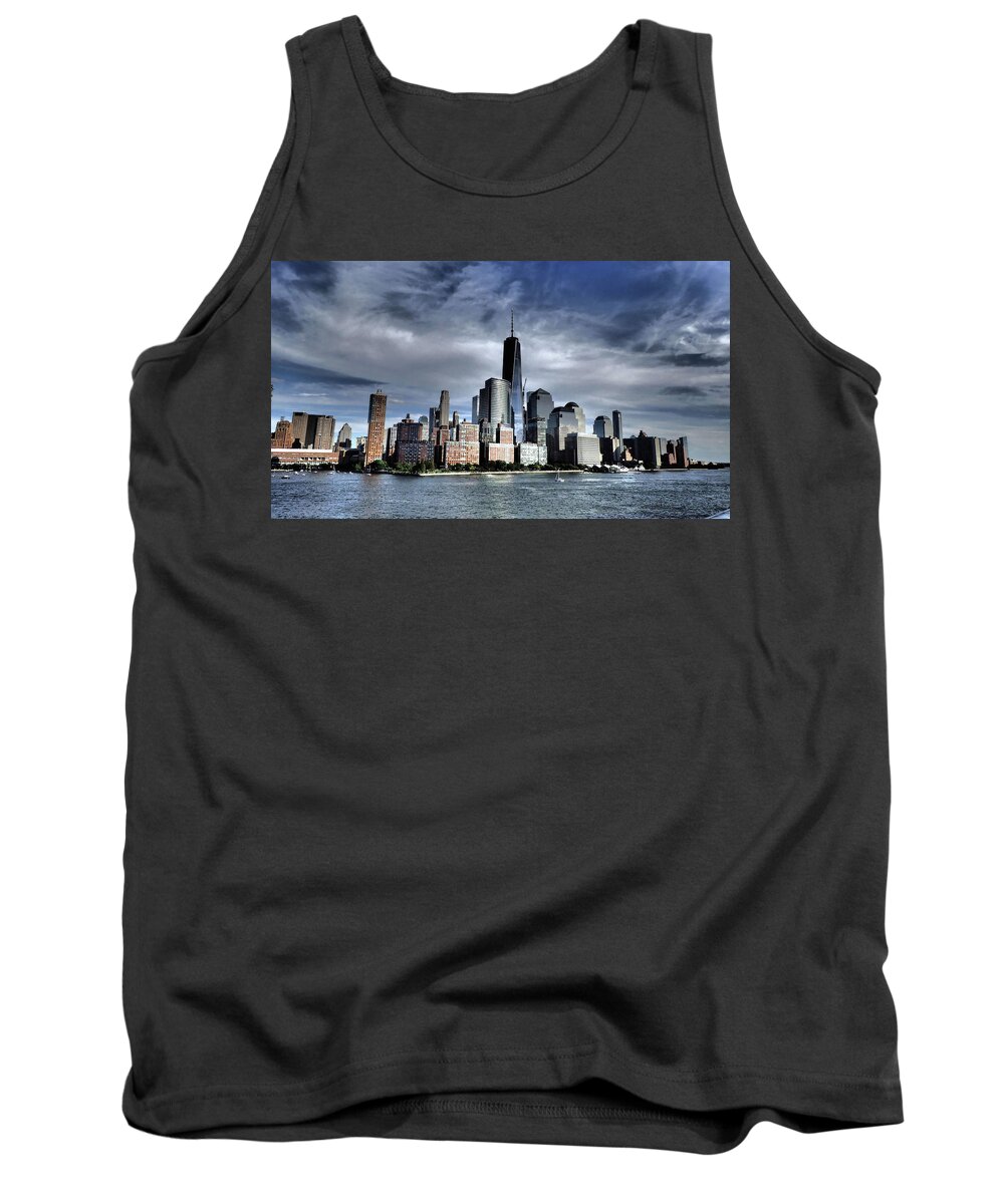 Dramatic Tank Top featuring the photograph Dramatic New York City #1 by Susan Jensen