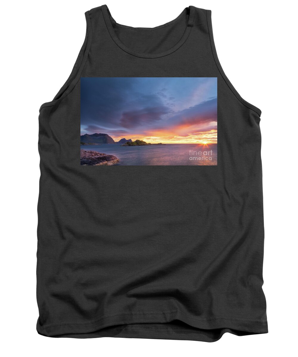 Europe Tank Top featuring the photograph Dreamy sunset #1 by Maciej Markiewicz