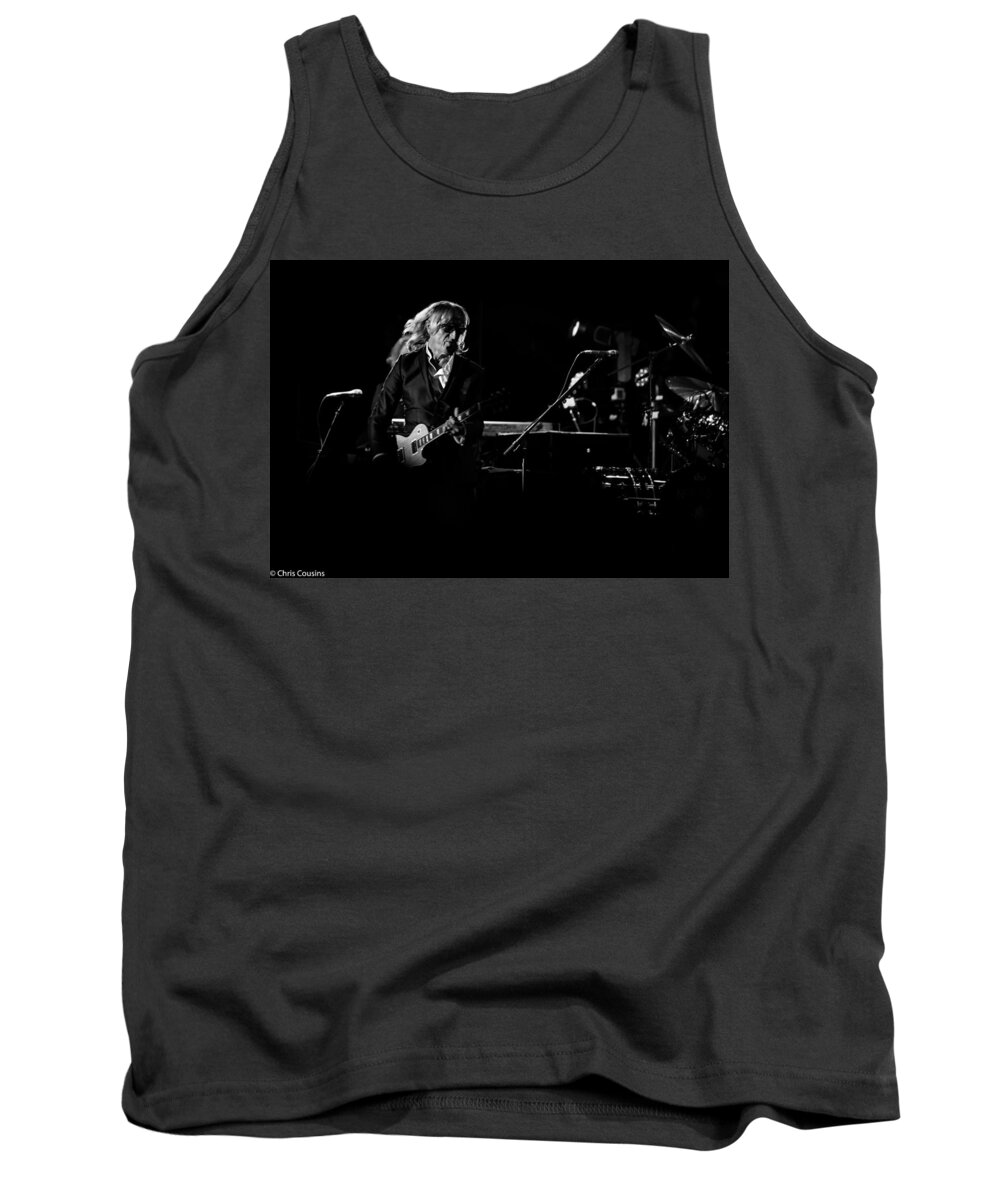 Elton Tank Top featuring the photograph Elton John and Band in 2015 #1 by Chris Cousins
