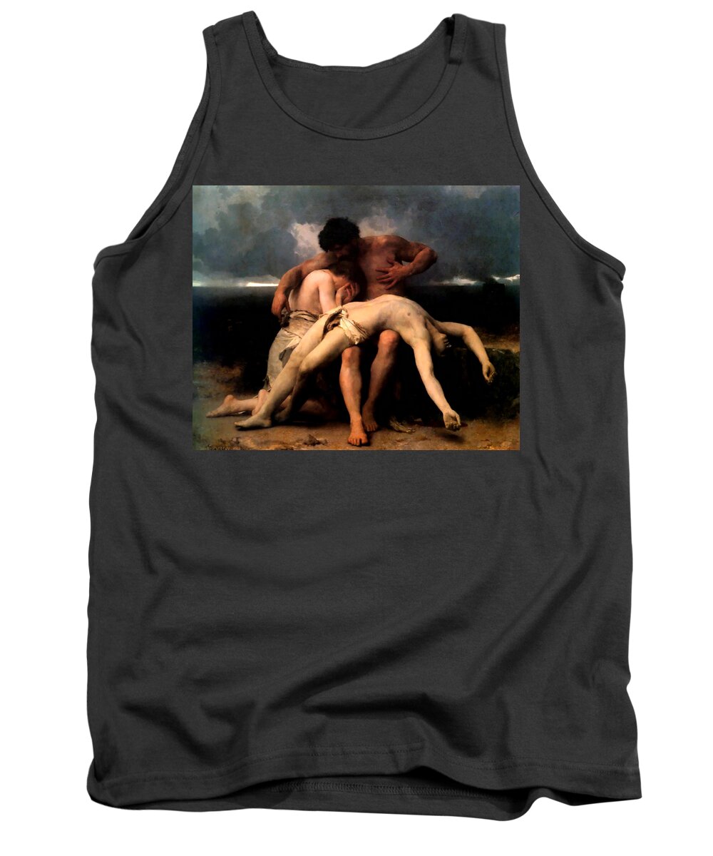 William Adolphe Bouguereau Tank Top featuring the painting First Mourning by Troy Caperton