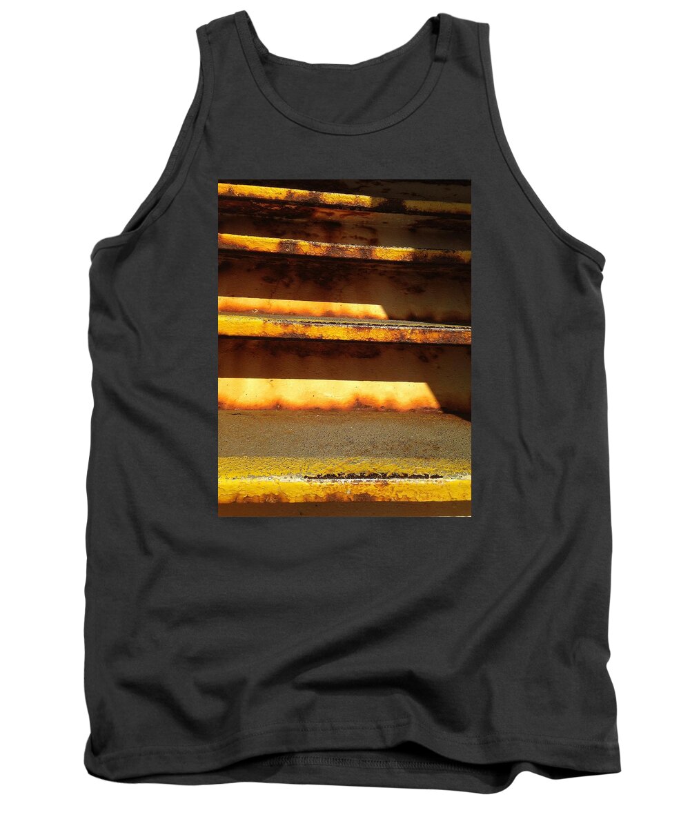 Stairs Tank Top featuring the photograph Heavy metal #1 by Olivier Calas