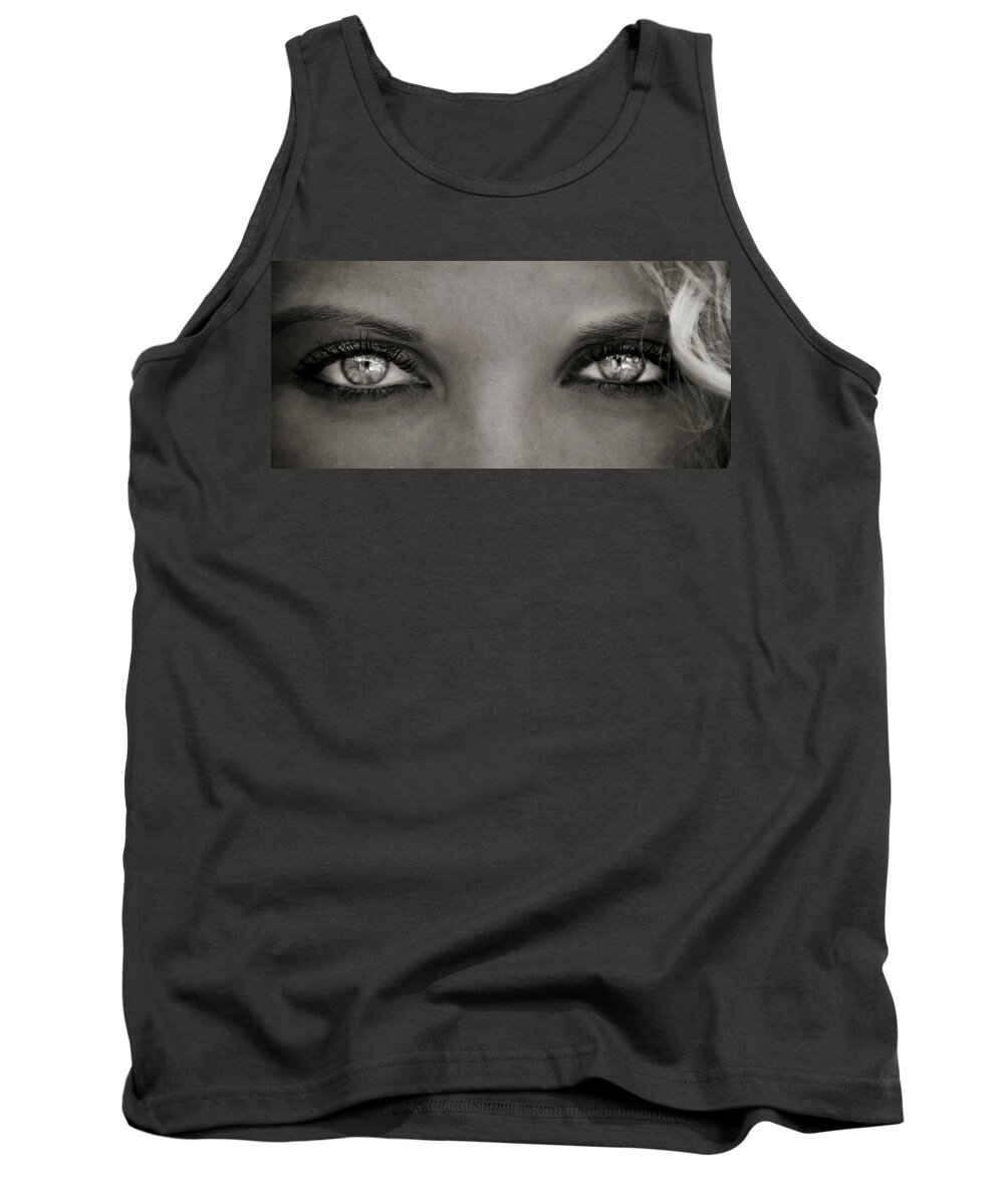 Angel Tank Top featuring the photograph Look into my eyes #1 by Sotiris Filippou