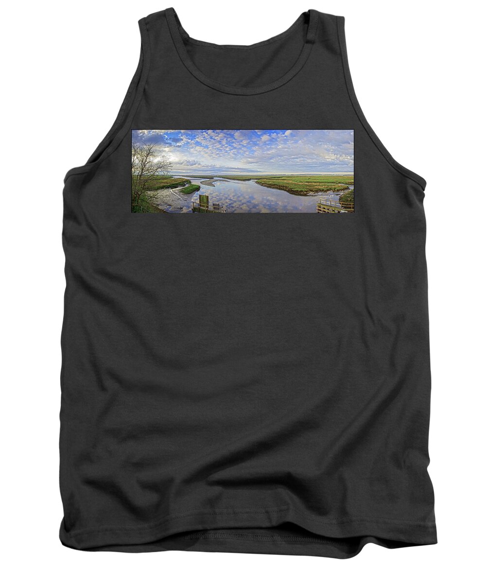 Merrimack Tank Top featuring the photograph Merrimack River #1 by Rick Mosher