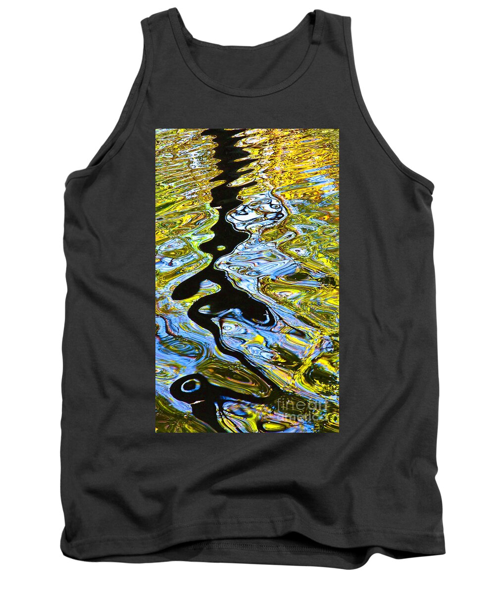 Water Tank Top featuring the photograph Mill Pond Reflection by Tom Cameron
