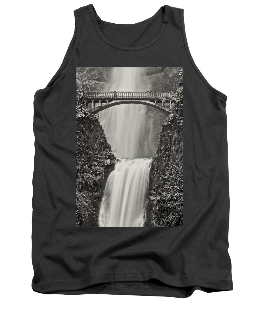  Tank Top featuring the photograph Multnomah Falls Upclose #1 by Don Schwartz