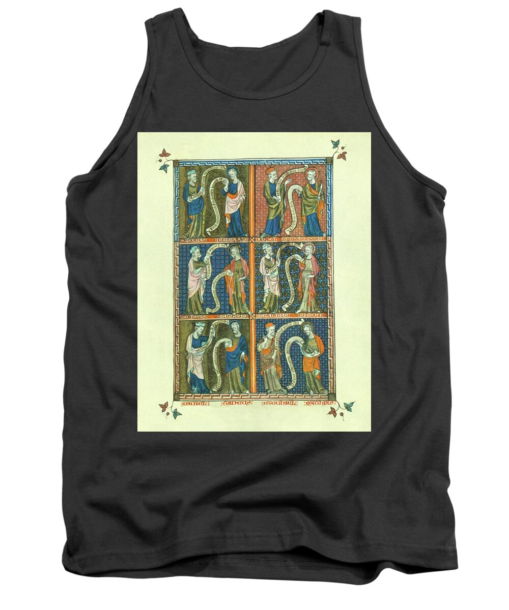 Gothic Tank Top featuring the painting Prophets And Apostles Second Folio #1 by Anonymous