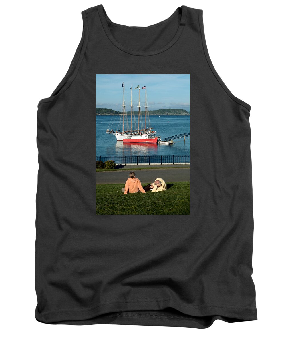 Lawrence Tank Top featuring the photograph Relaxing On The Coast #1 by Lawrence Boothby