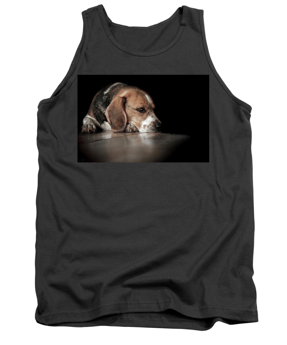Beagle Tank Top featuring the photograph The Day Dreamer #1 by Paul Neville