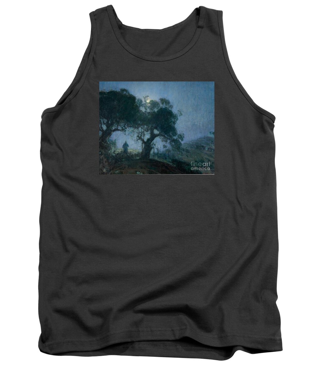 The Good Shepherd Tank Top featuring the painting The Good Shepherd #1 by Celestial Images