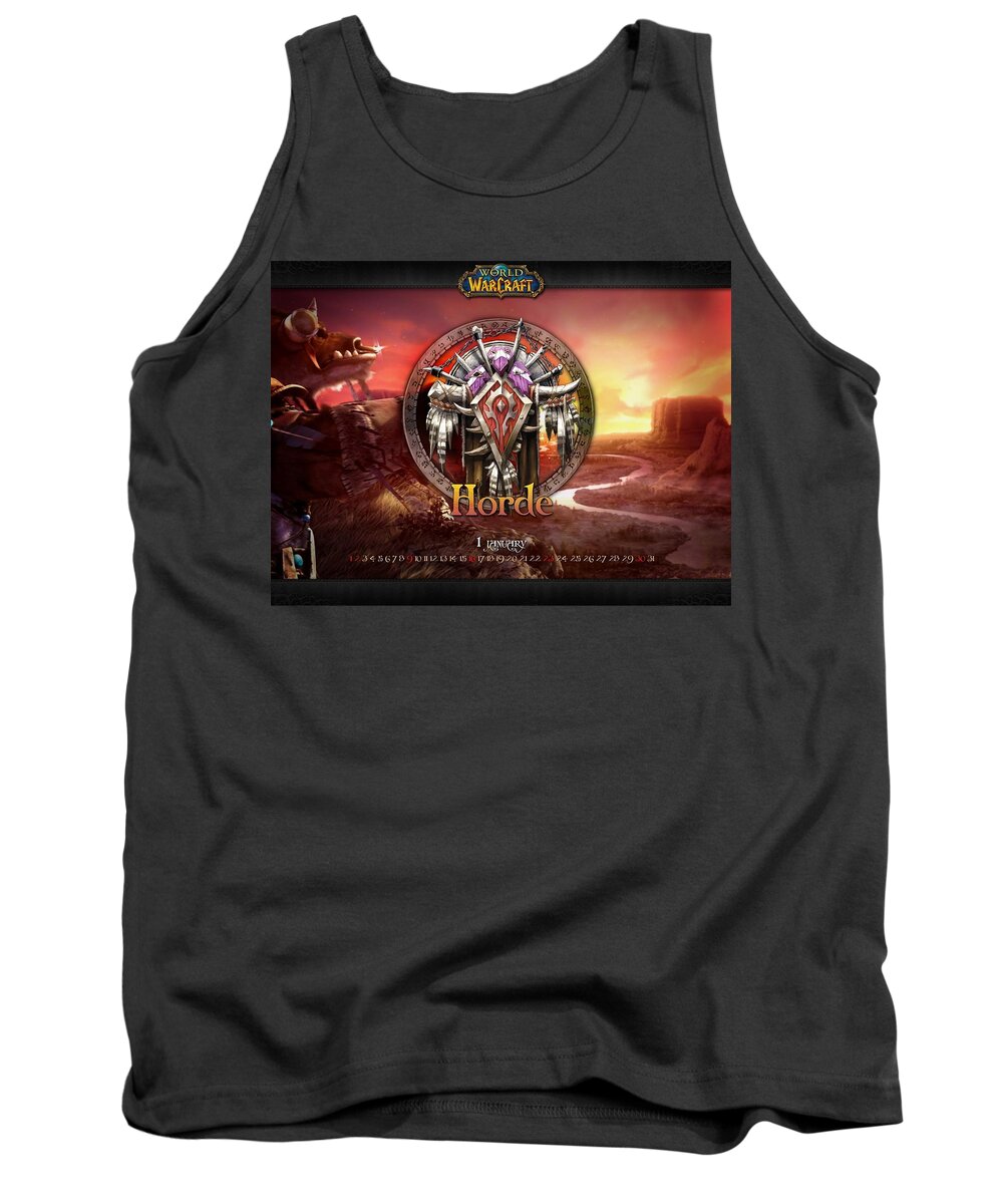 World Of Warcraft Tank Top featuring the digital art World Of Warcraft #14 by Maye Loeser