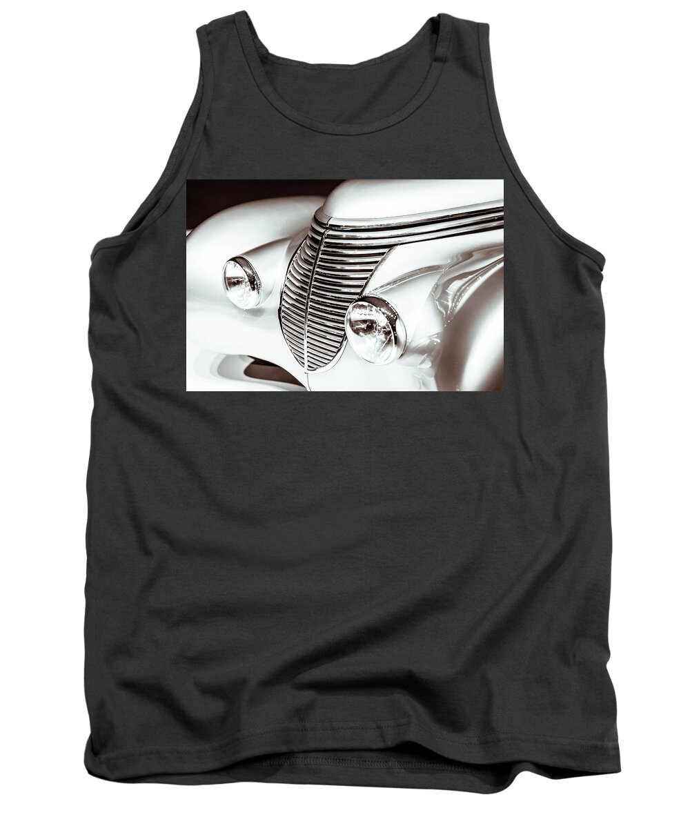 2016 Tank Top featuring the photograph 1938 Hispano-Suiza H6B Xenia Front by Wade Brooks