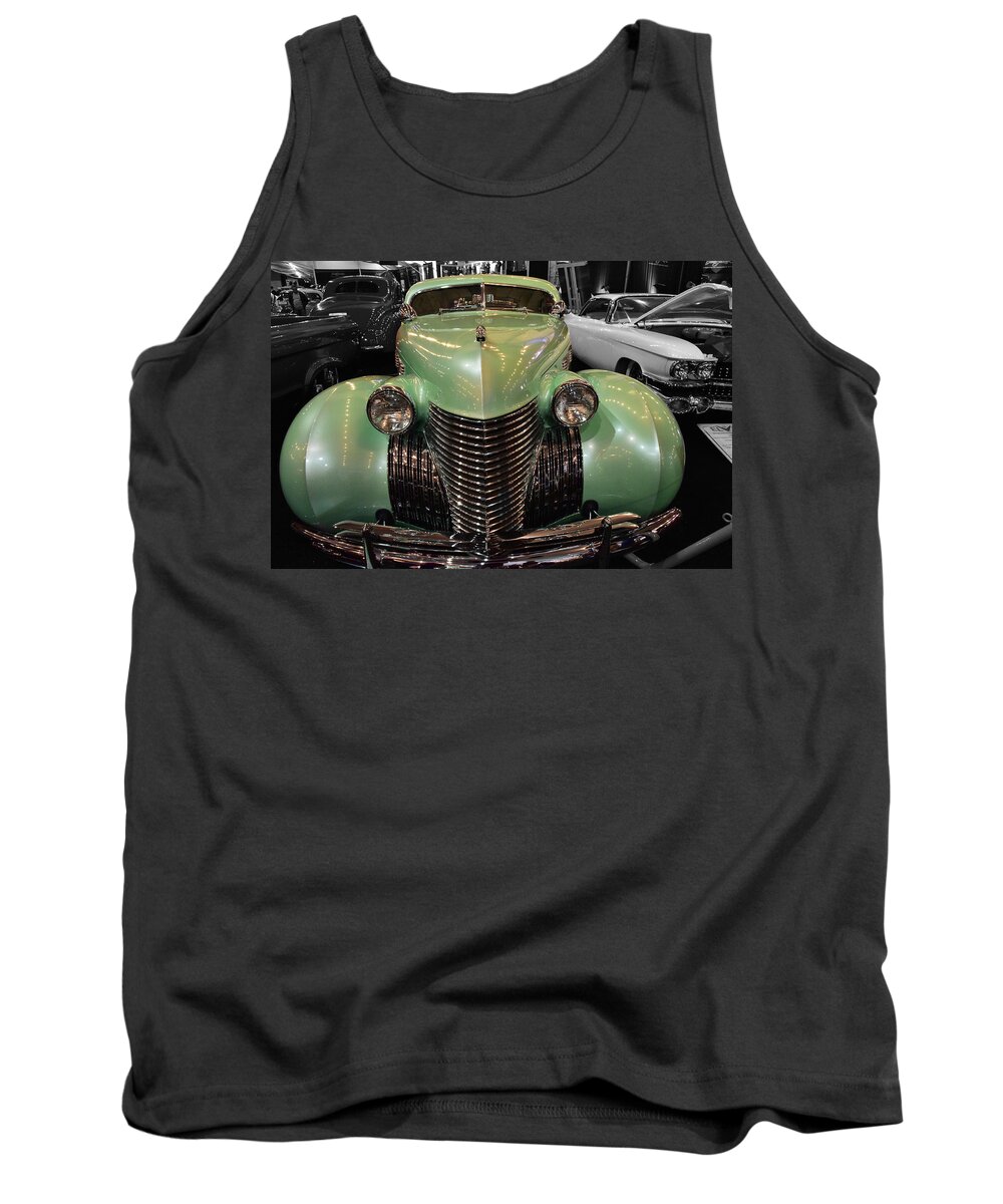 Photograph Tank Top featuring the photograph 1940 Cadillac Series 62 by Richard Gehlbach