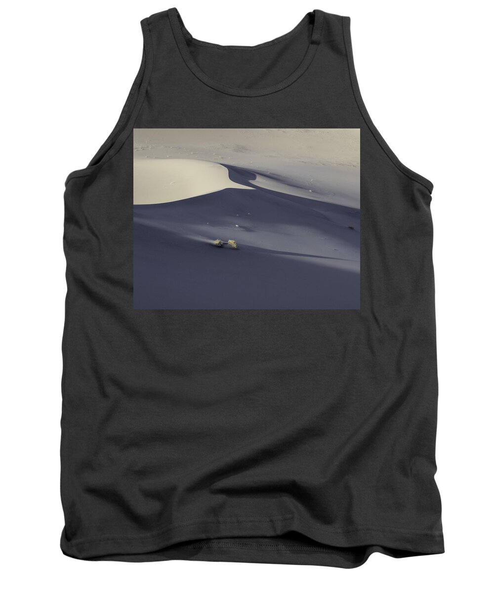 Death Tank Top featuring the photograph Death Valley Sand dune at sunset #2 by Martin Gollery
