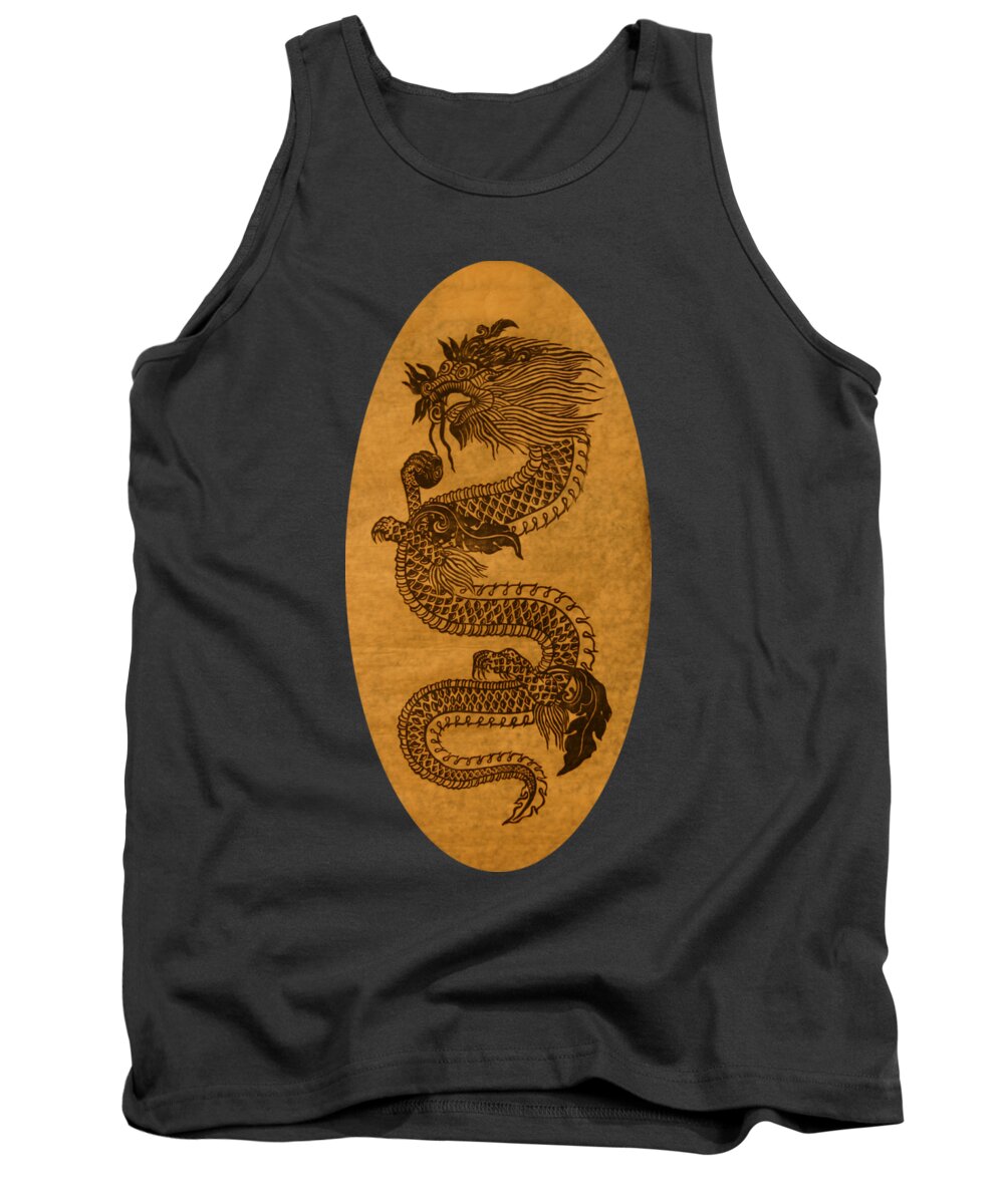 Dragon Tank Top featuring the photograph Dragon by Robert E Alter Reflections of Infinity