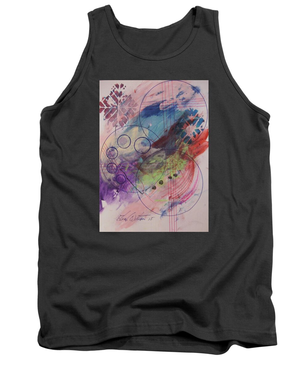 Science Tank Top featuring the mixed media Form View 8 #2 by Edward Wolverton