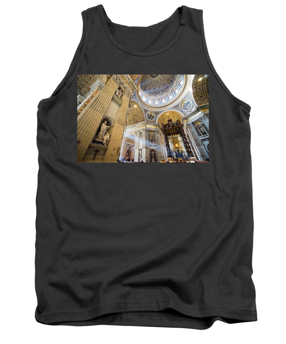 Italy Tank Top featuring the photograph Italy VaticanCity Church #2 by Street Fashion News