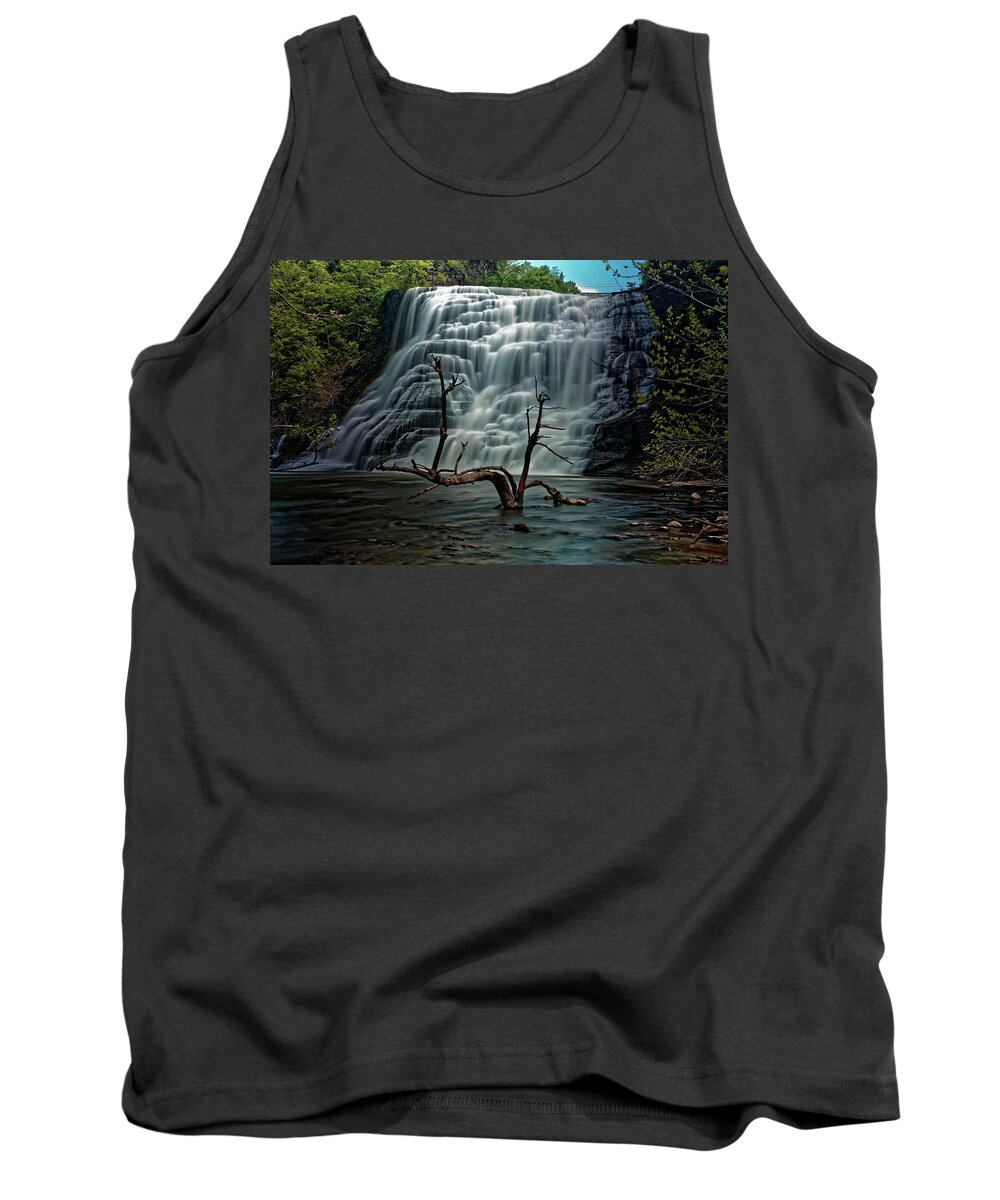 Ithaca Falls Tank Top featuring the photograph Ithaca Falls by Doolittle Photography and Art
