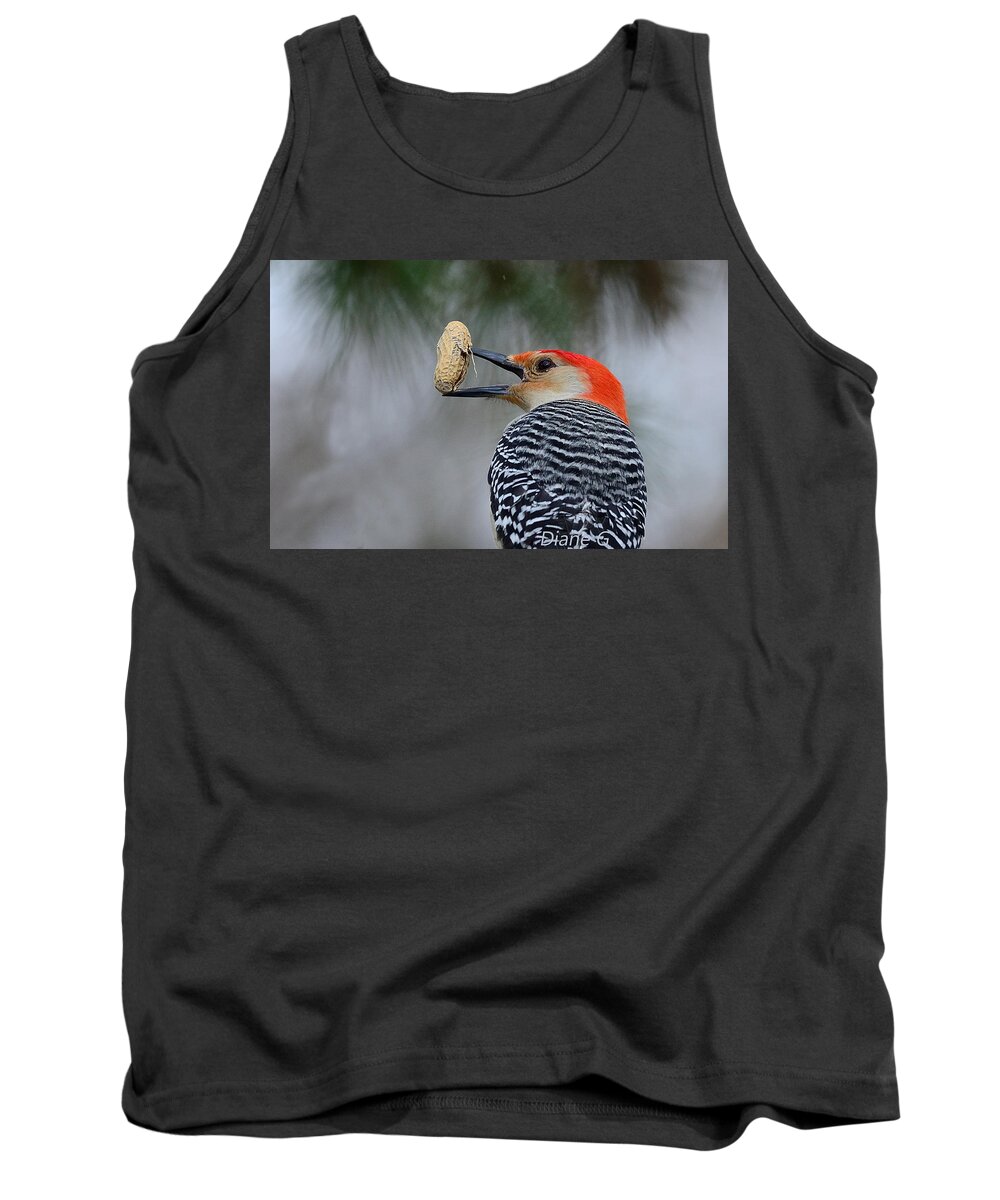 Red-bellied Woodpecker Tank Top featuring the photograph Red-bellied Woodpecker #2 by Diane Giurco