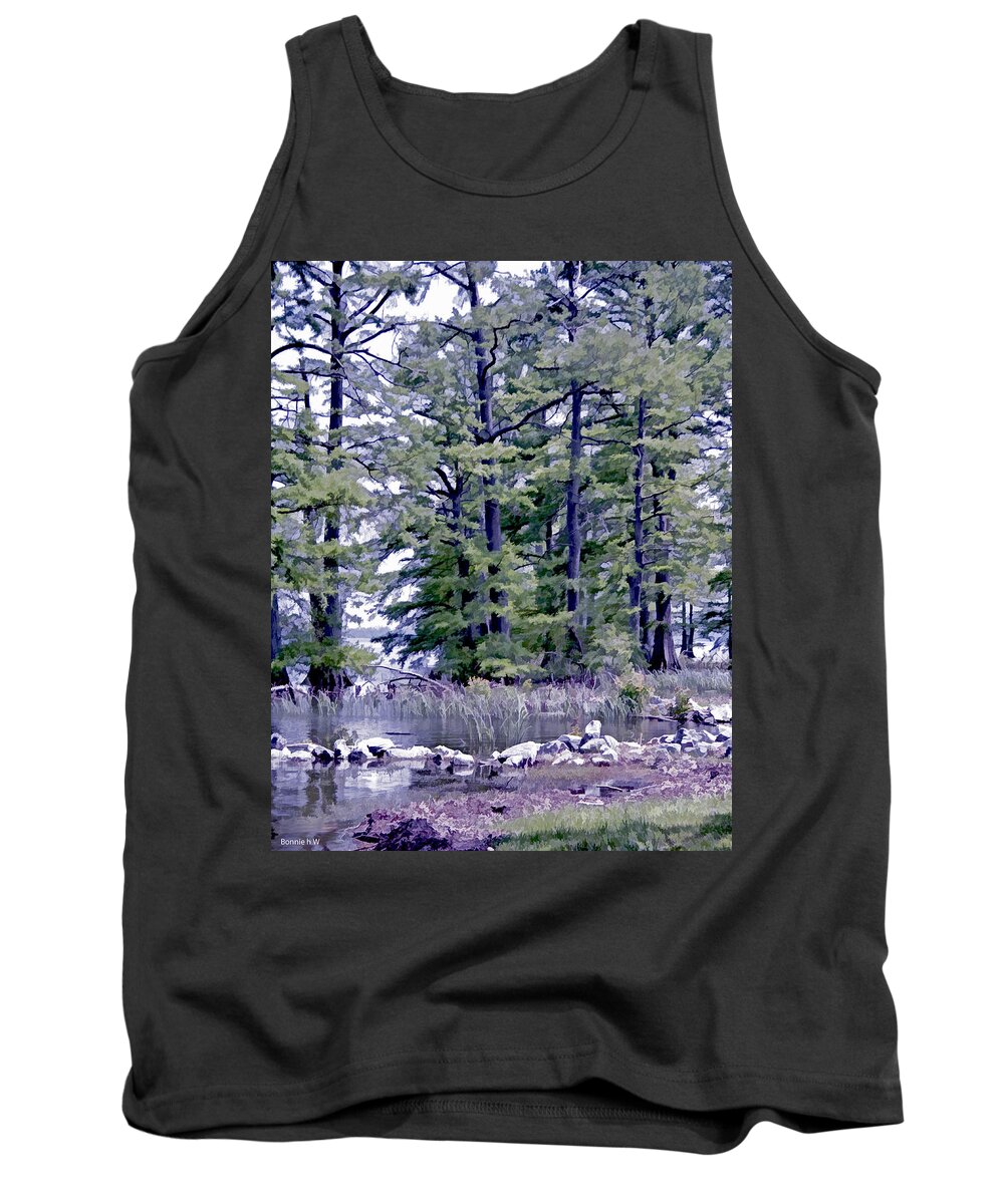 Reelfoot Lake Tank Top featuring the photograph Reelfoot Lake #2 by Bonnie Willis