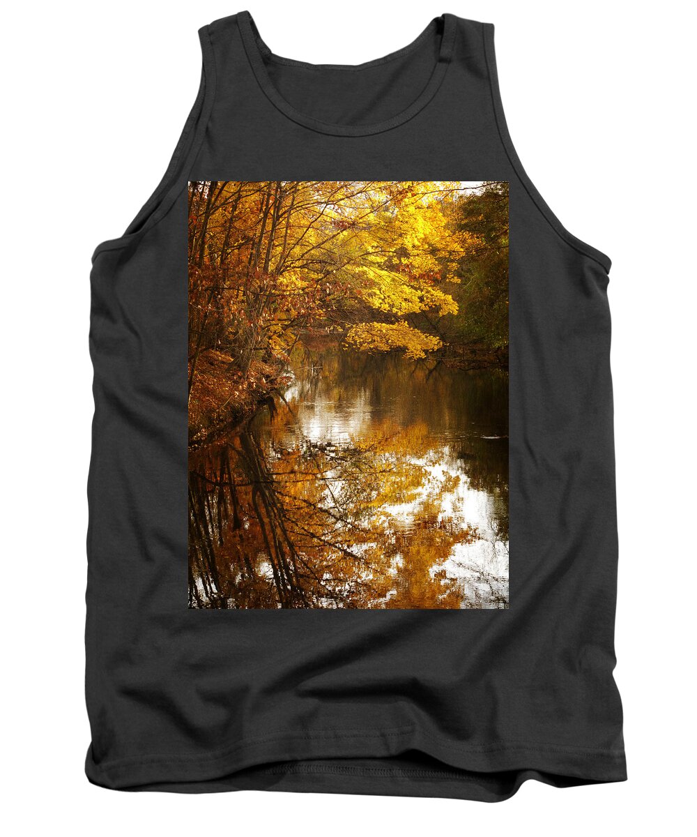 Autumn Tank Top featuring the photograph Autumn Reflected #3 by Jessica Jenney