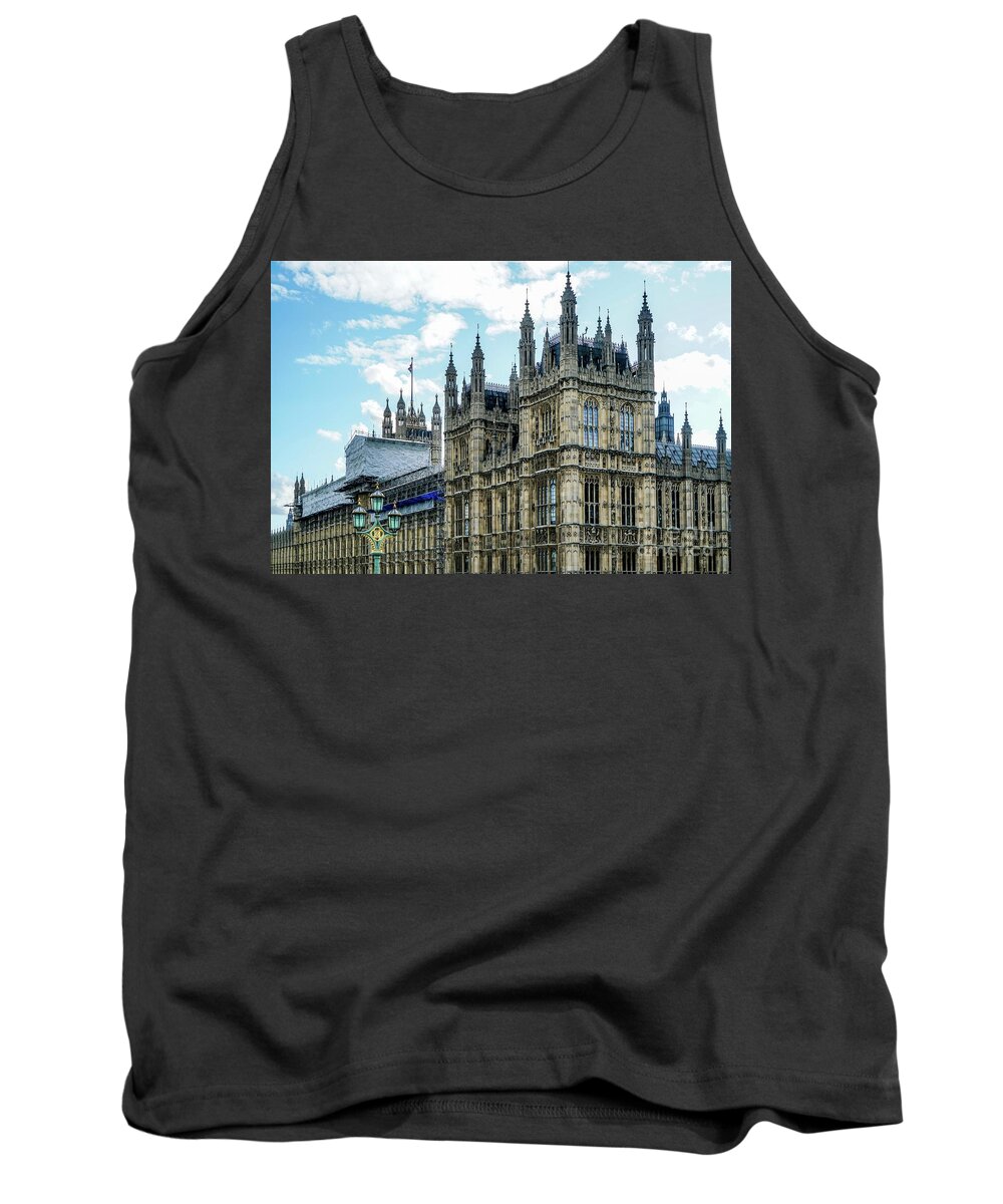 Big Ben Tank Top featuring the photograph Construction Going On #3 by Ric Schafer