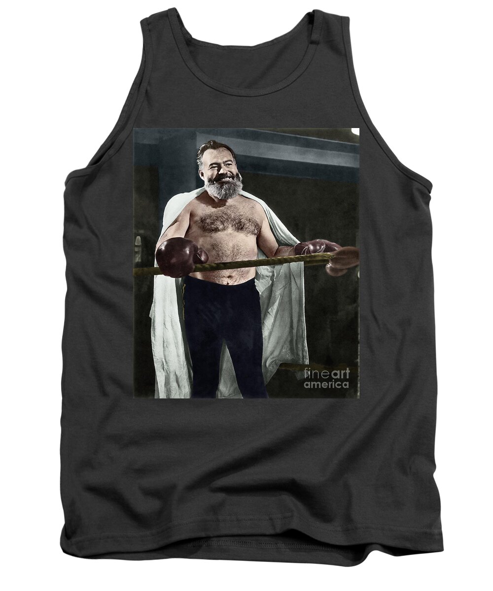 1944 Tank Top featuring the photograph Ernest Hemingway #15 by Granger