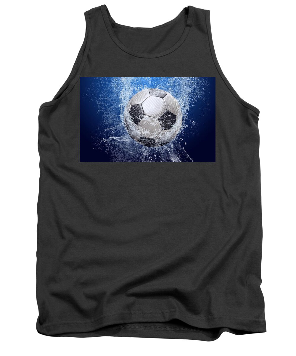 Soccer Tank Top featuring the photograph Soccer #3 by Jackie Russo