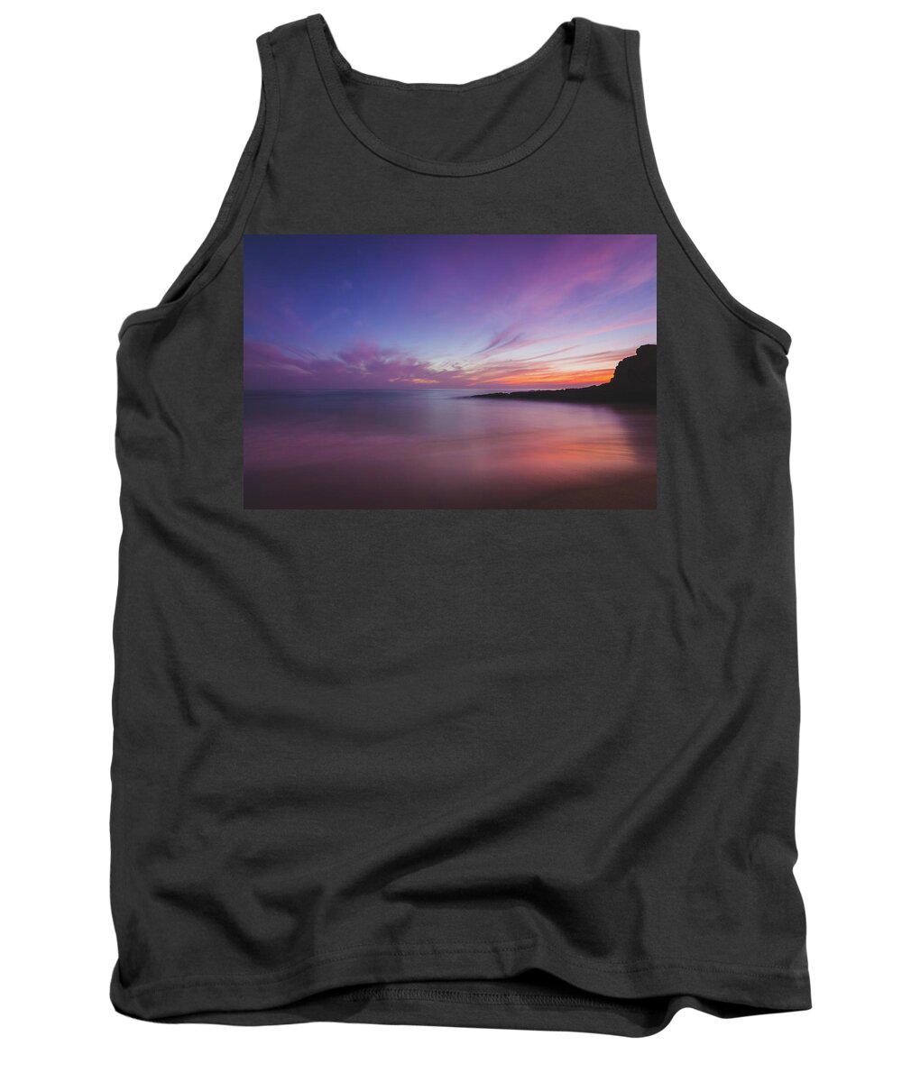Beach Tank Top featuring the photograph Diver's Cove Sunset #4 by Andy Konieczny