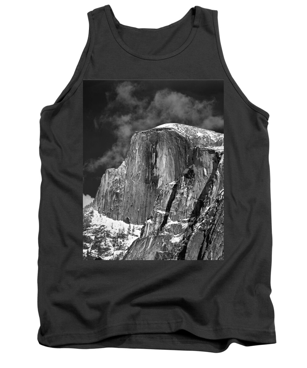 Half Dome Tank Top featuring the photograph 406779 V Half Dome in Winter Dress by Ed Cooper Photography