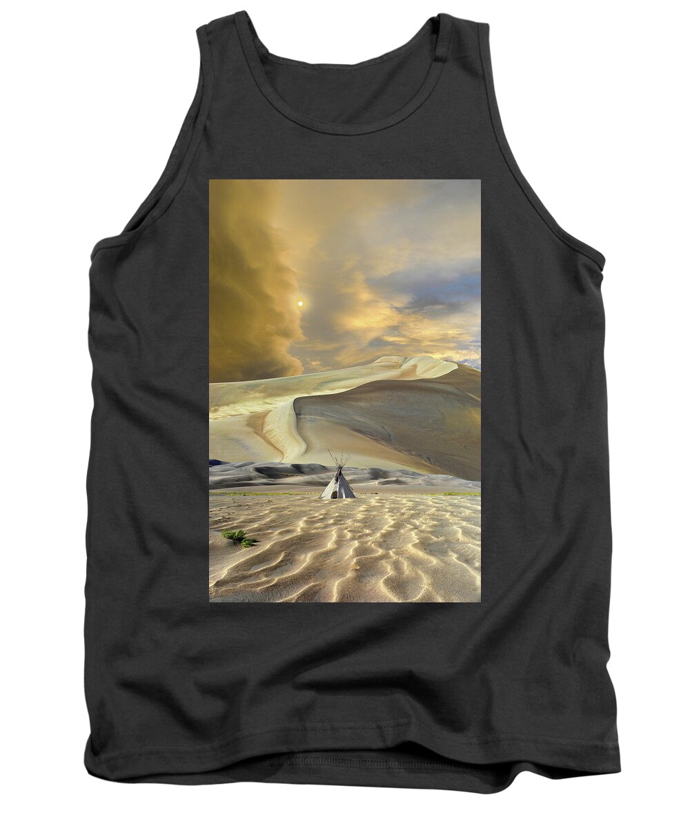 Desert Tank Top featuring the photograph 4665 by Peter Holme III
