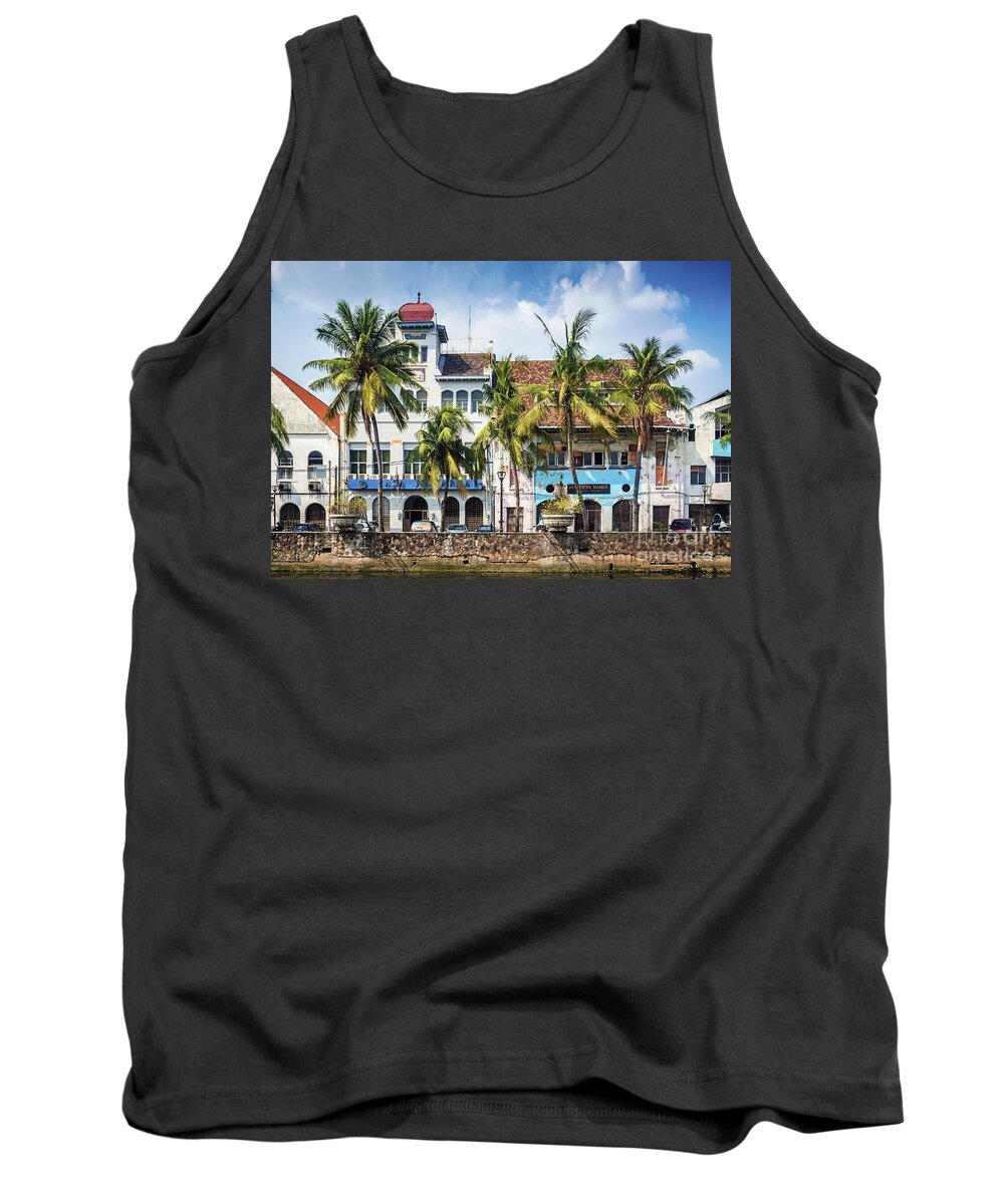 Architecture Tank Top featuring the photograph Dutch Colonial Buildings In Old Town Of Jakarta Indonesia #5 by JM Travel Photography