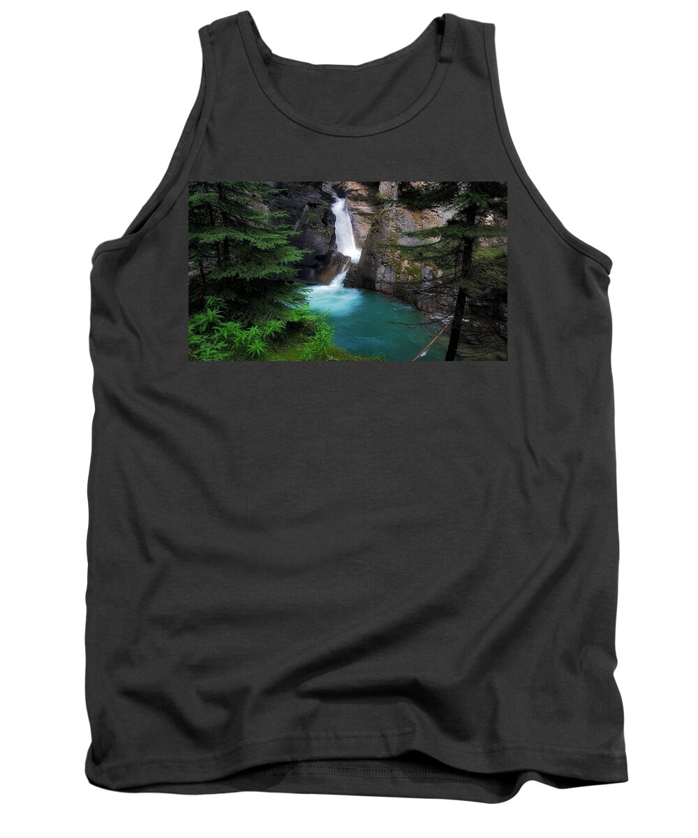 Waterfall Tank Top featuring the photograph Waterfall #6 by Jackie Russo