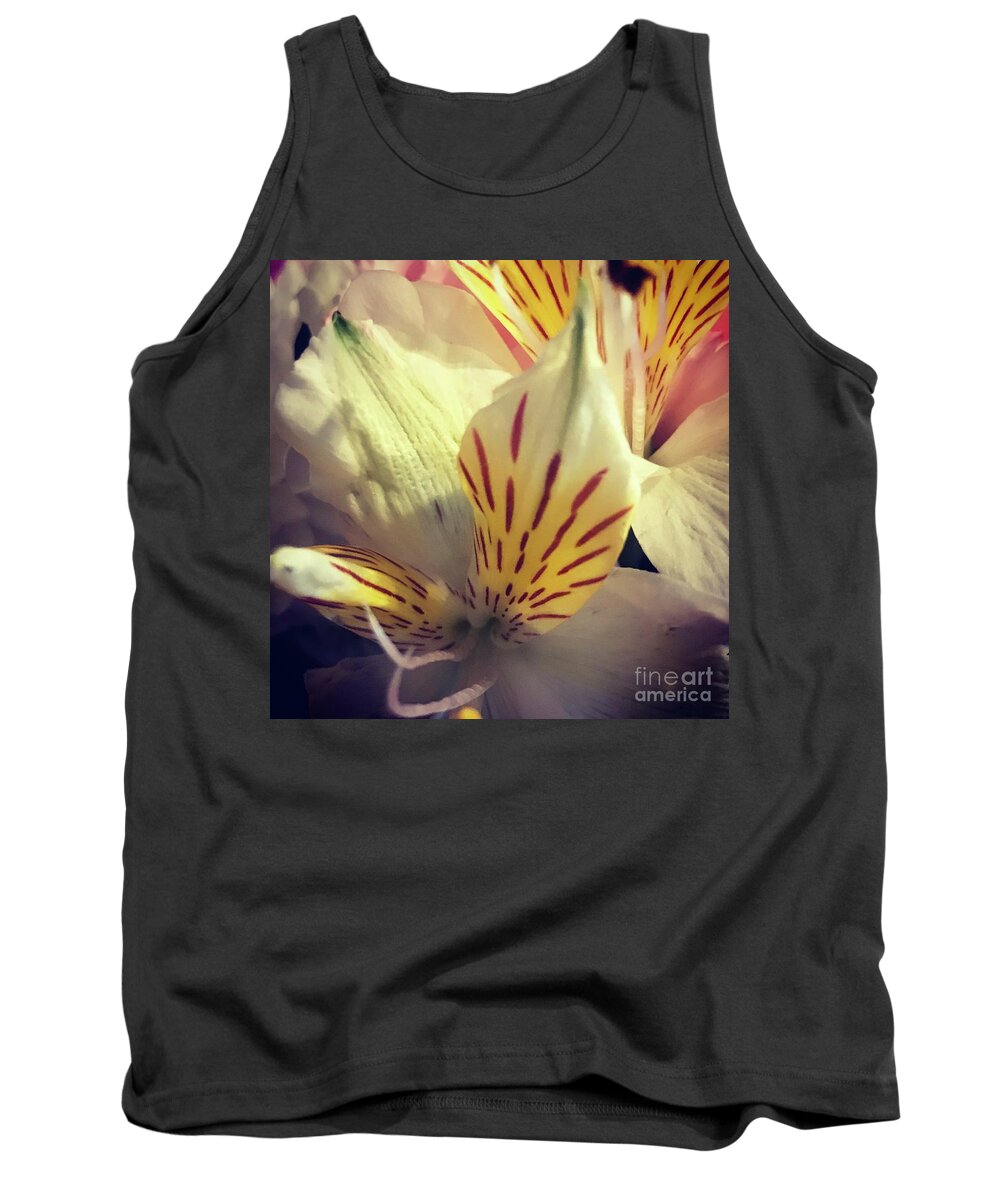 Yellow Tank Top featuring the photograph Flowers by Deena Withycombe