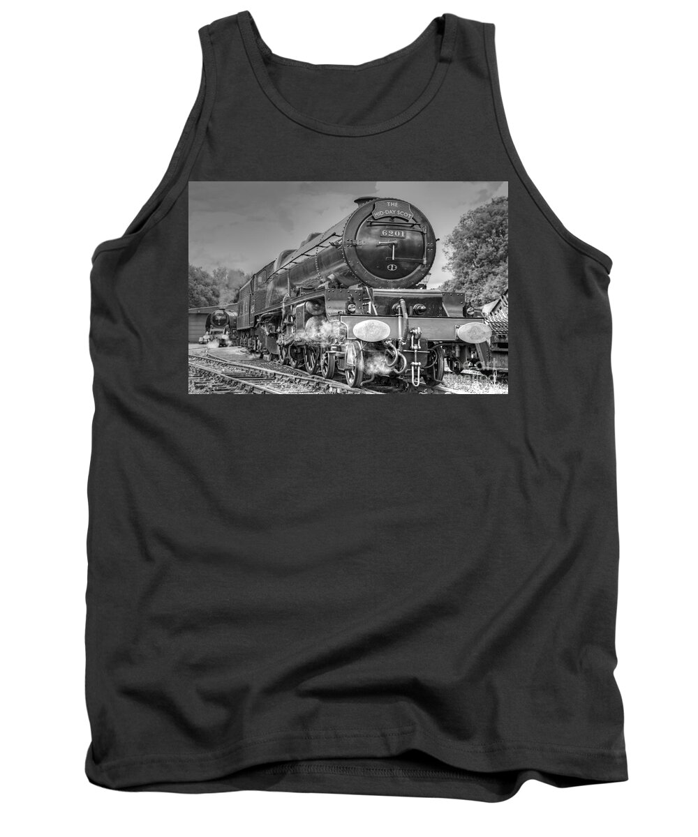 Steam Tank Top featuring the photograph 6201 Princess Elizabeth at Swanwick by David Birchall