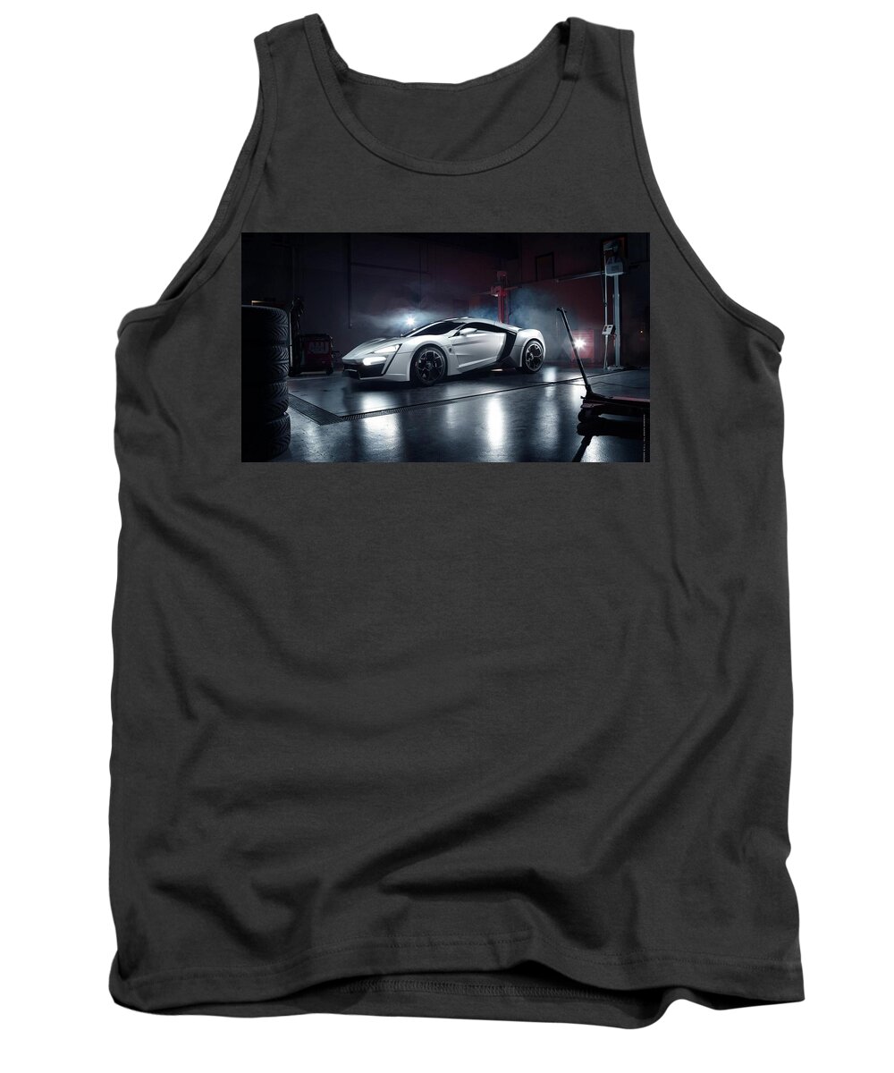 Lykan Hypersport Tank Top featuring the photograph Lykan Hypersport #7 by Jackie Russo