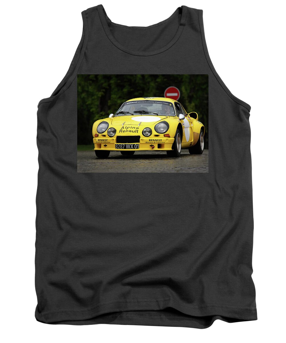 Race Car Tank Top featuring the digital art Race Car #9 by Super Lovely