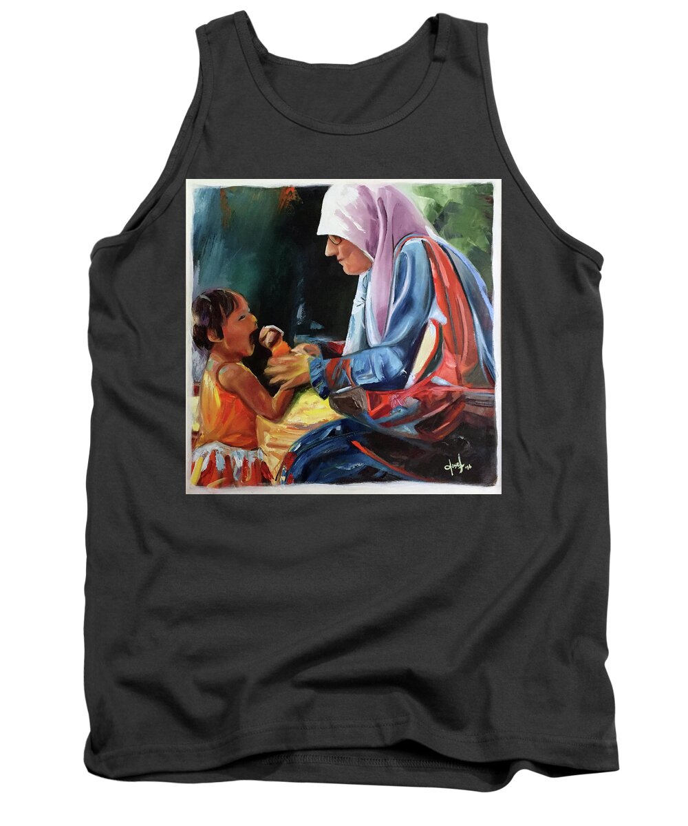 Love Tank Top featuring the painting A Common Love by Josef Kelly
