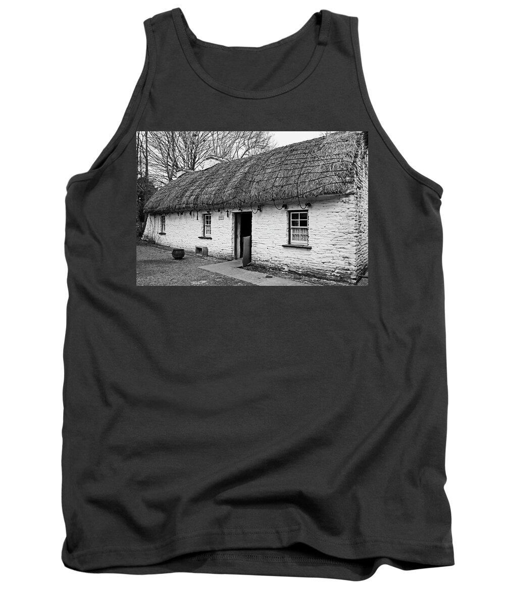 Rural Tank Top featuring the photograph A Country cottage by Martina Fagan