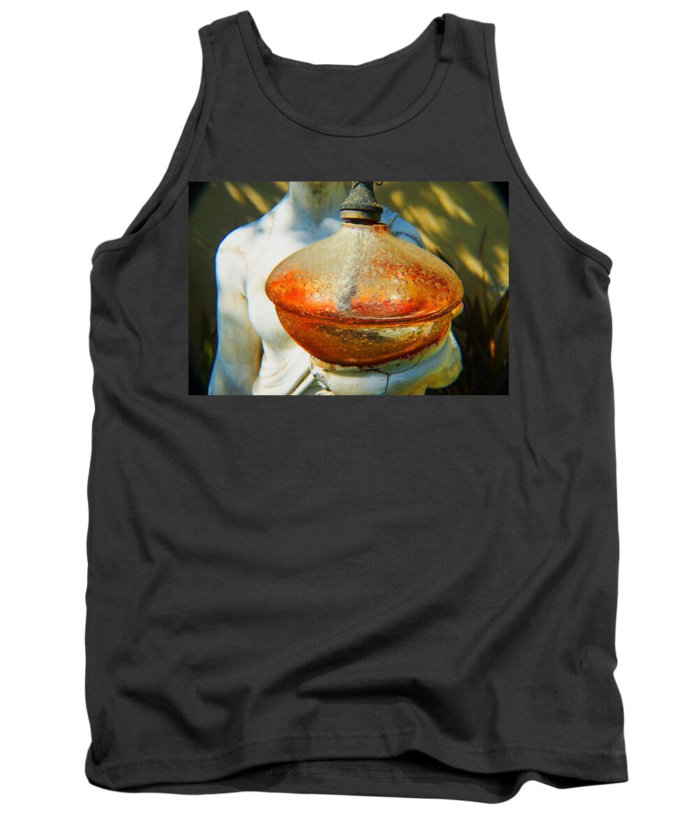 Statue Tank Top featuring the photograph A Light of Love by Giorgio Tuscani