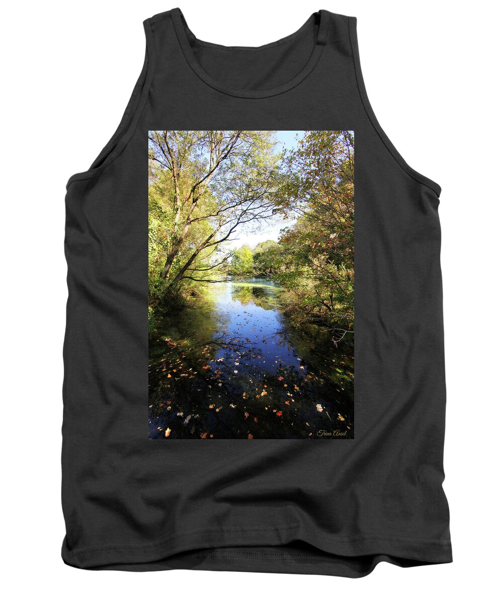 Landscape Tank Top featuring the photograph A Peaceful Afternoon by Trina Ansel