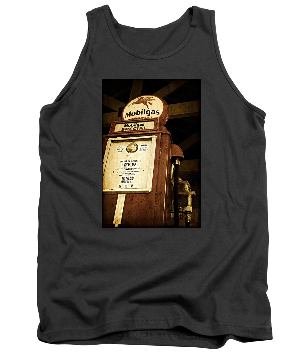 Fuel Tank Top featuring the photograph A Thing of the Past by Trish Mistric