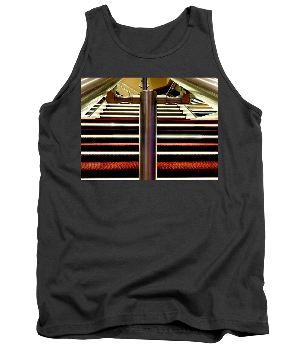 Lines Tank Top featuring the photograph Abstract Art Series - 2 by Arlane Crump