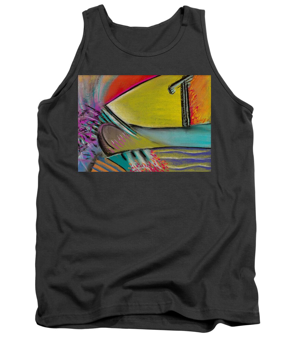 Abstract Tank Top featuring the pastel Abstract Expressive 002 by Joe Michelli