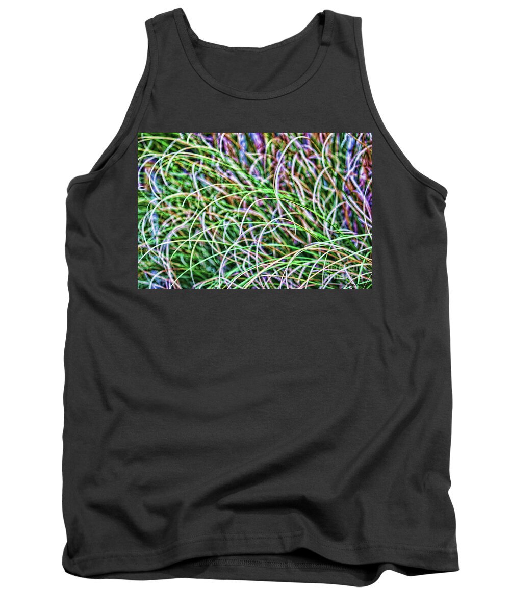 Pompous Grass Tank Top featuring the photograph Abstract Grass by Roberta Byram