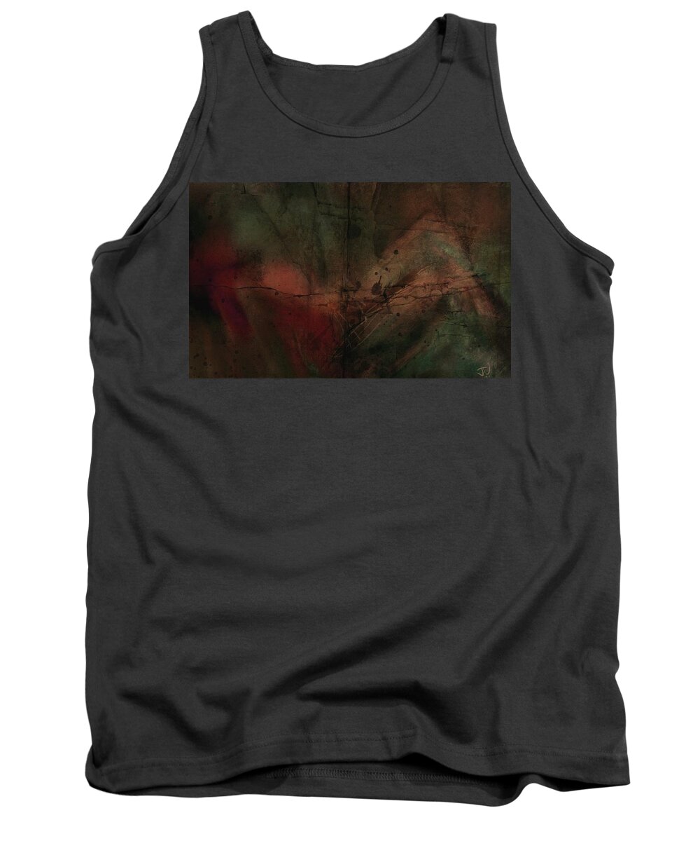Abstract Tank Top featuring the painting Abstract Nude 4 by Jim Vance